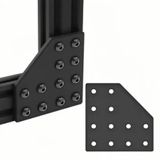 6pcs 12-Hole Joining Plate Connection Bracket Hardware for 2040 Aluminum Profile