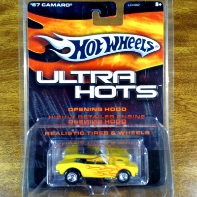 Hot Wheels '67 Camaro Ultra Hots Diecast Car - Yellow Collectible Toy - View #8