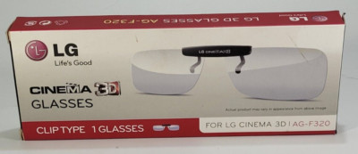 LG 3D Glasses AG-F320 ,Clip Type  1 Glasses for LG Cinema 3 D ,