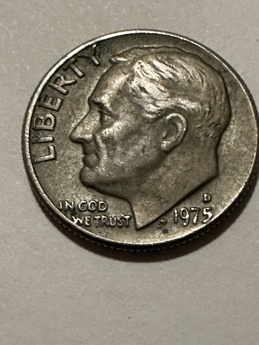 1975 1セント AU58 65%オフセンター エラー 1975 1セント AU58 65%オフ