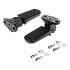 2pcs Bike Rear Footrest Foot Peg Pedal Bicycle Pedal Black For M-60, M-66, M-70
