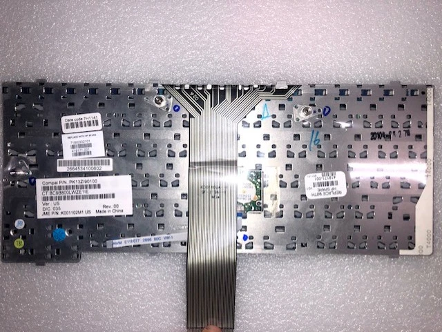 71BI0332101 419171-001 Teclado HP EE. UU. Con Point Stick Para Tablet Compaq TC4400 Foto 2 de 3