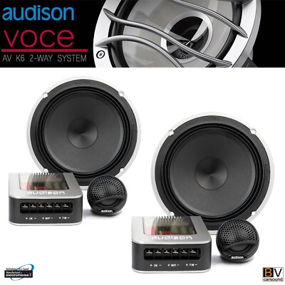 Audison Voce AV K6 High-End 2-Wege Komponentensystem Lautsprecher AV1.1 AV6.5