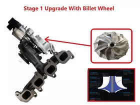 Turbolader Stage 1 Upgraded  AUDI A1 1.6 TDI 54399880114