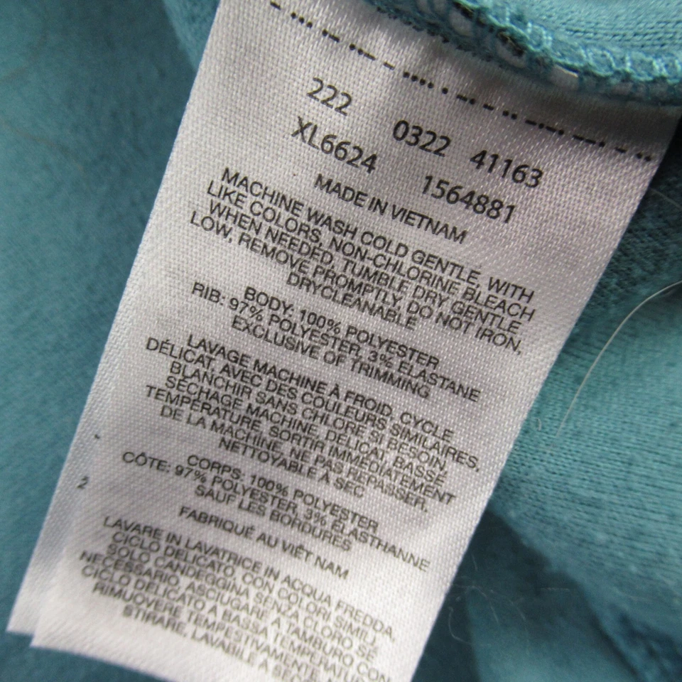 Suéter Columbia Mujer Pequeño Manga Larga Pullover 1/4 Cremallera Elastizado Ligero Foto 4 de 4