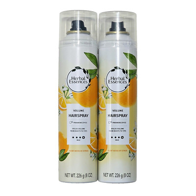 2 Pack Herbal Essences Volume Hairspray No Paraben Holds Volume Root To Tip 8oz