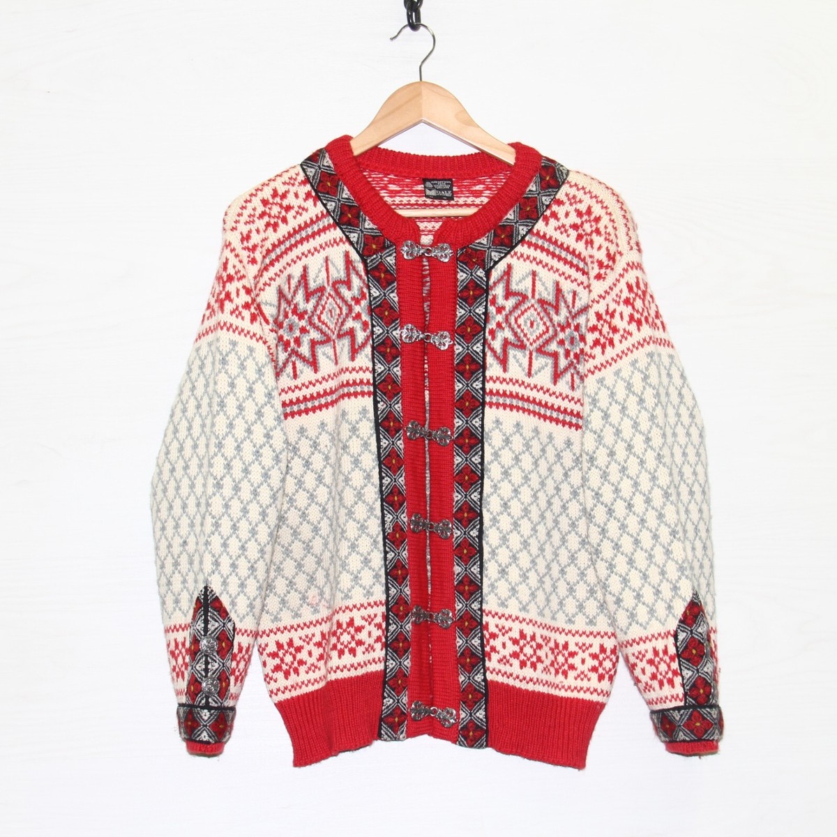 Vintage Dale Of Norway Cardigan Sweater Womens Size Medium Fair 