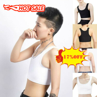 Frauen Buckle Ftm Short Brust Breast Binder Lesben Trans Tomboy Plus |DE 