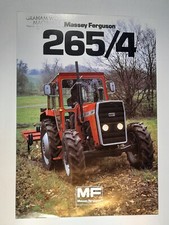 Vintage Massey-Ferguson 265/4 tractor 4wd sales leaflet