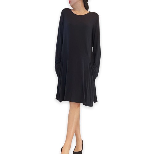 Betabrand Black Silk Blend Stretch 