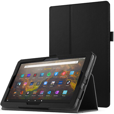 HÜLLE + SCHUTZGLAS FOLIE AMAZON FIRE HD 10 / HD 10 PLUS (11. GEN -2021) 10.1'' -2