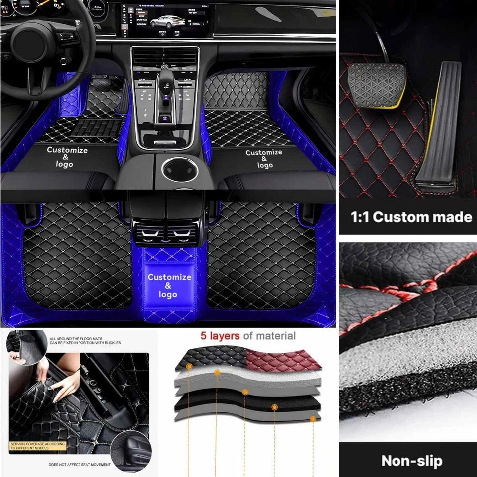 For Nissan X-trail 2000-2025 Car Floor Mats Custom Carpets All Weather Luxury - Изображение 4 из 4