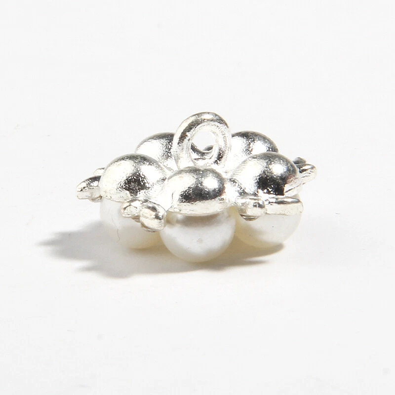 50Pcs 20mm 0.78" Flower Shank Rhinestone Buttons For Wedding Decoration Apparel - Image 4 of 4