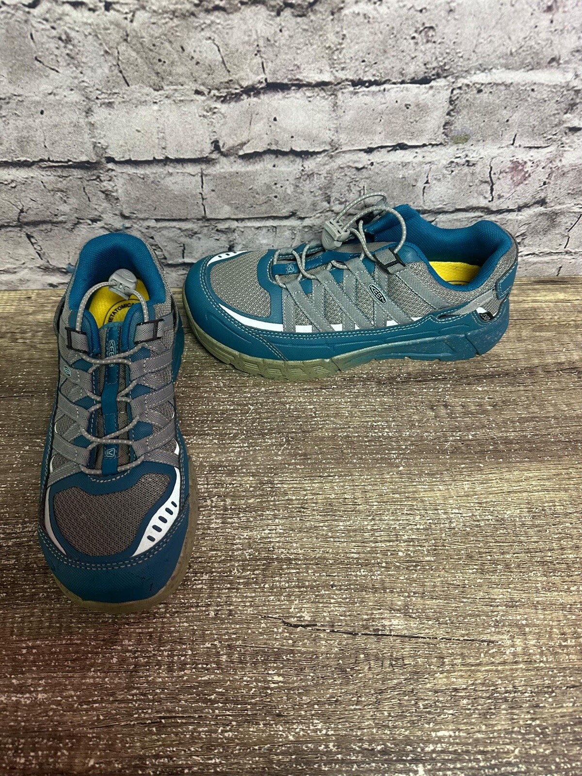 Keen Sneakers Donna Asheville Toe Donna Grigio Blu Taglia 8