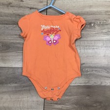 Little Wonders Infant Girls Orange 12 Months You make me happy Butterfly
