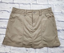 LL Bean Trekking Skirt Girl s Size 12 Nylon/spandex Built In Shorts