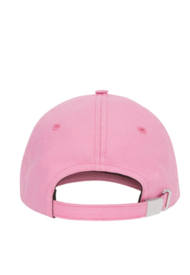 BURBERRY HORSEFERRY LOGO EMBROIDERED BASEBALL PRIMROSE PINK  display picture 3
