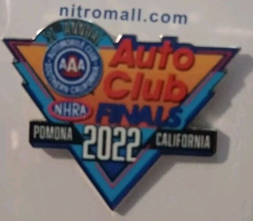 57th Auto Club Finals 2022 NHRA Pomona, California Pin New In Package Sealed - Picture 12 of 14