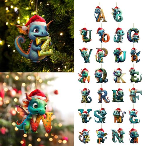 26 Letters Christmas Ornament New Decoration Ornaments Christmas Dragon Baby - 第 1/36 張圖片