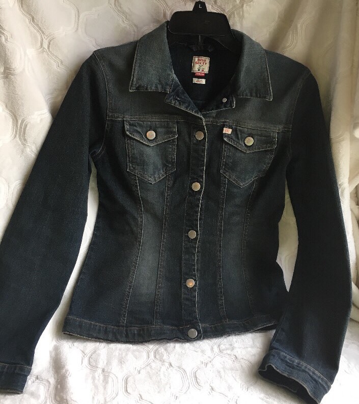 Blouson Mcm Jeansjacke MISS SIXTY BRINK Womens Blue Denim