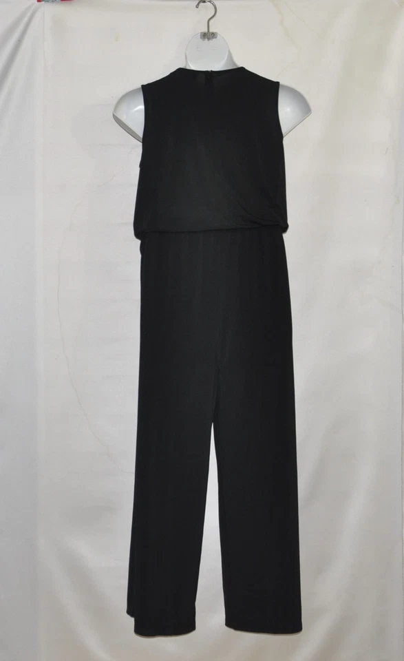 Mono Joan Rivers Jersey Sin Mangas Regular al Tobillo con Volantes Talla S BK Foto 2 de 2