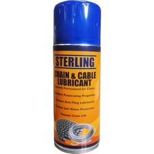 CHAIN & CABLE LUBE SPRAY AEROSOL GREASE LUBRICANT OIL WIRE ROPE 400ml x 10