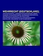 Wehrrecht (Deutschland) | Buch | 9781233230259