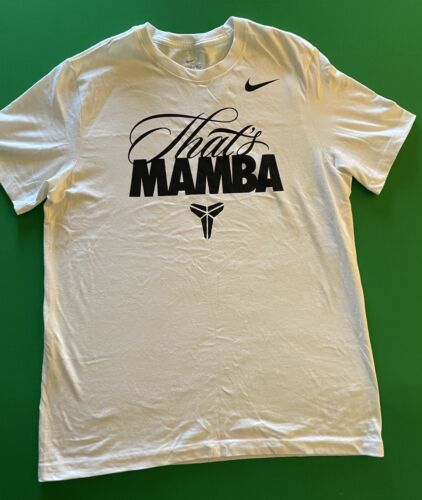 Nike Kobe Bryant "That’s Mamba" White Black LogoT… - image 1