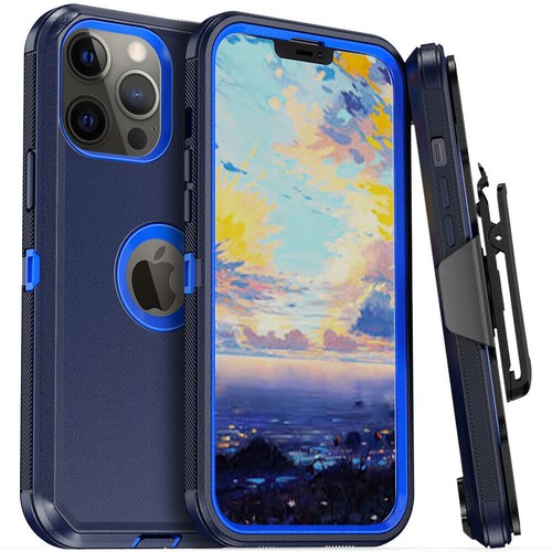 For iPhone 13 Pro 13 Mini 13 Pro Max Shockproof Defender Case Cover+Belt Clip - Picture 39 of 71