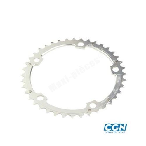 Plateau route Miche 40 dents d135 argent pour rénover la transmission vélo 9/10v