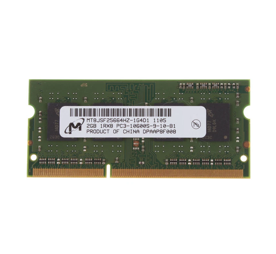 4pcs Micron 2GB 1RX8 DDR3 1333MHz PC3-10600 204PIN SODIMM Laptop Memory RAM @a0 - Image 2 of 4
