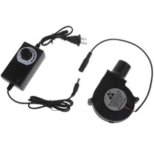 Fan with variable speed blower with air duct ...
