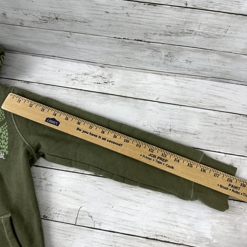 Carhartt Hoodie Girl's Small (8) Graphic Full Zip Pocket Green eBay