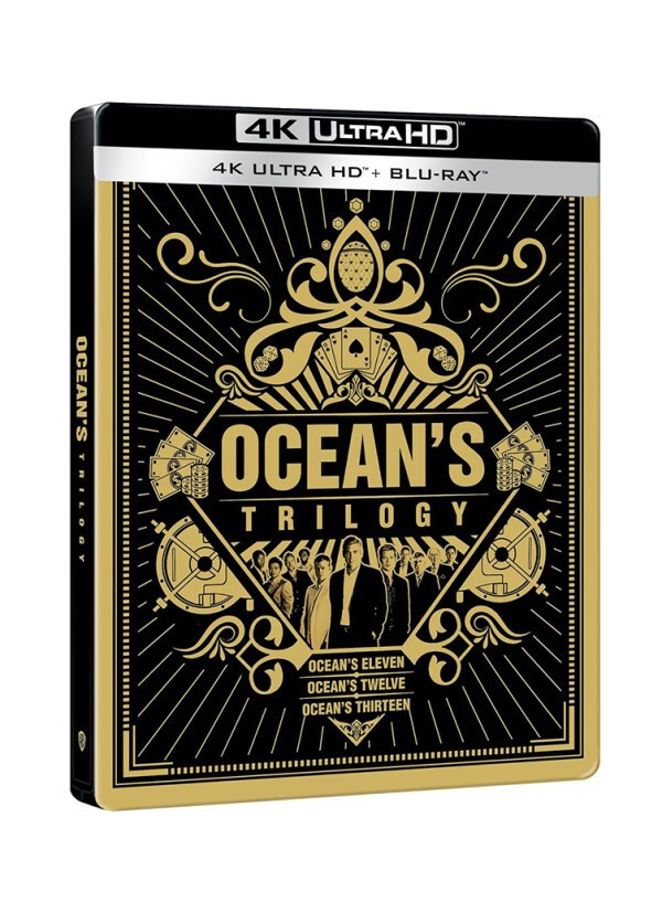 Ocean's Trilogy (3 4K Ultra HD + 3 Blu-Ray Disc - SteelBook)