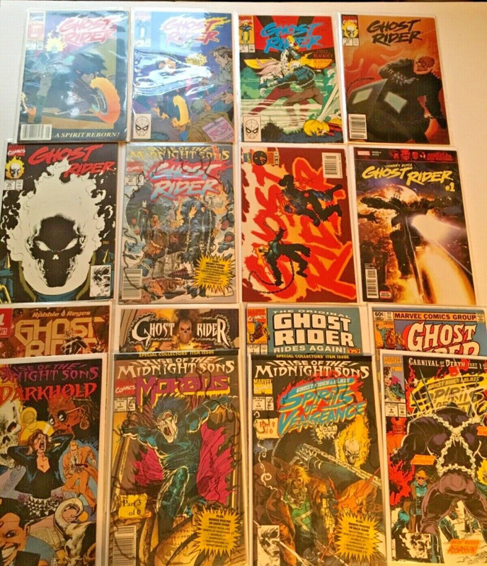 Marvel Comics Ghost Rider Comic Lot of 15 lots of # 1s First Issues