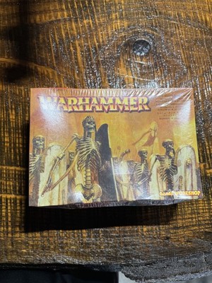 Warhammer Tomb Kings Skeleton Warriors Regiment - OOP - NEW STILL SEALED - 2002