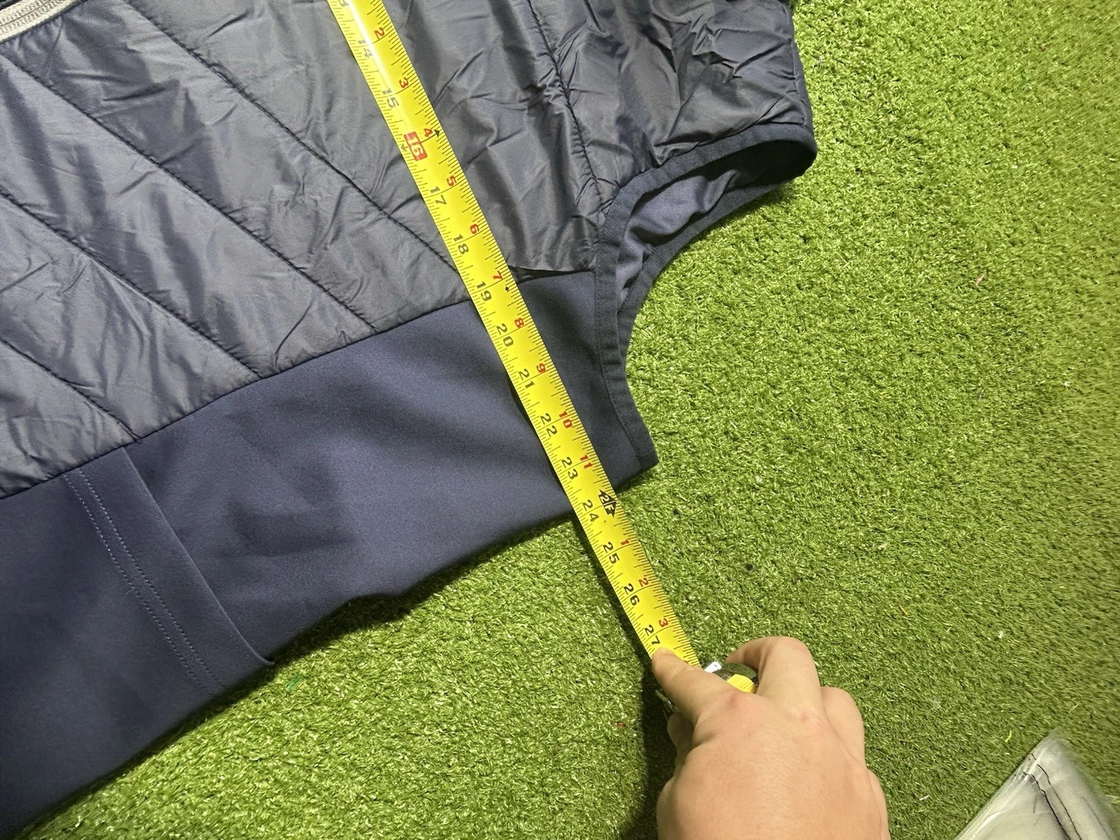 Turtleson Fusion Vest Mens 2XL Blue Quilted Full Zip Golf Insulated Outdoor - product detail image 4