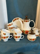 Mitterteich Bavaria Germany Porcelain 15 Piece Coffee & Breakfast Set - MCM