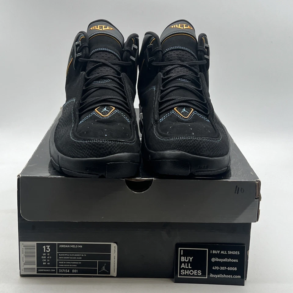 Size 13 - Jordan Melo M4 Black - (317154-001) - Image 2 of 4