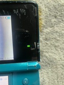 Nintendo 3DS Handheld System - Aqua Blue With Game, PLEASE READ DESCRIPTION