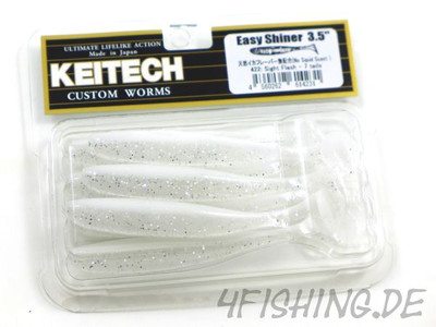 KEITECH Easy Shiner SIGHT FLASH (no scent) in 3,5'' -  Topgummi aus Japan