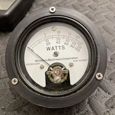 Struthers Electronics 30uA Wattmeter Movement