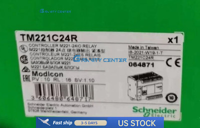 Schneider Electric TM221C24R Modicon M221 Controller, Relay Outputs, Brand New