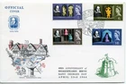 1964 SHAKESPEARE PHOS. GREAT BRITAIN QE2 HALL'S CROFT FDC SPECIAL STRATFORD PMK