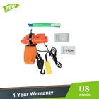 2200LBS/ 1 T Electric Chain Hoist  10FT wired remote control 110V/60Hz G80 doubl