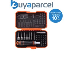 Bahco 59/S36BCR Ratcheting Coloured Bit Set Screwdrivber 36 Piece BAH59S36BCR