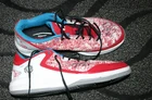 Louisville Cardinals Basketball Mangok Mathiang Game Used Signed Adidas Shoes