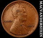 1912 Lincoln Wheat Cent - Scarce  Better Date  No Reserve  #J8663