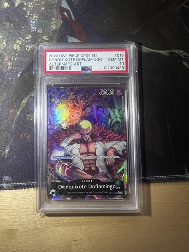 Donquixote Doflamingo (Alternate Art) graded PSA 10 for sale on eBay