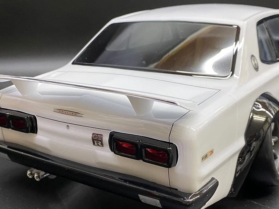 ABC Hobby 1/10 RC Car Painted Body Nissan Skyline 2000GT-R KPGC110 - Image 4 of 4